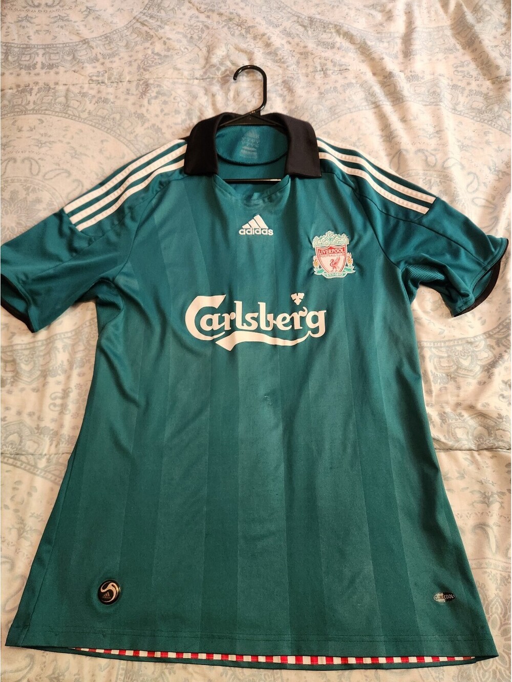 Liverpool FC 2008/2009 England Third Soccer Jersey Size M